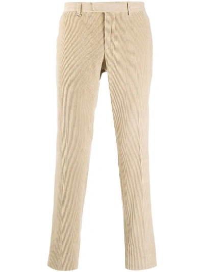 Z-zegna Cropped-cordhose In Nude