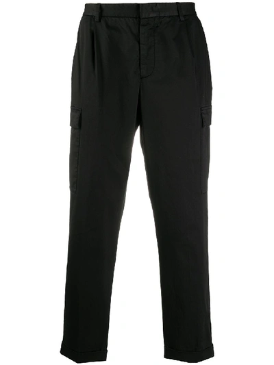 Z-zegna Cropped Trousers In Black