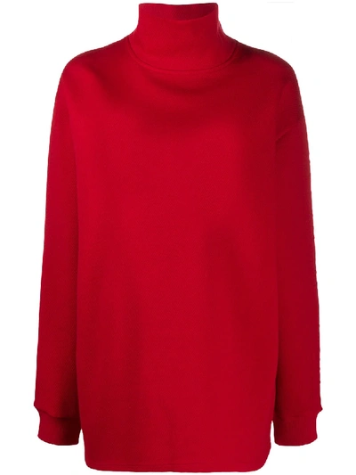 Givenchy Fitted Turtleneck Sweater In Red