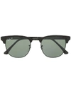 Ray Ban D-frame Sunglases In Schwarz