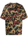 424 LOGO CAMOUFLAGE PRINT T-SHIRT