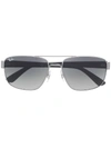 Ray Ban Oversized Sunglasses In Grey