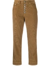 DONDUP CORDUROY CROPPED TROUSERS