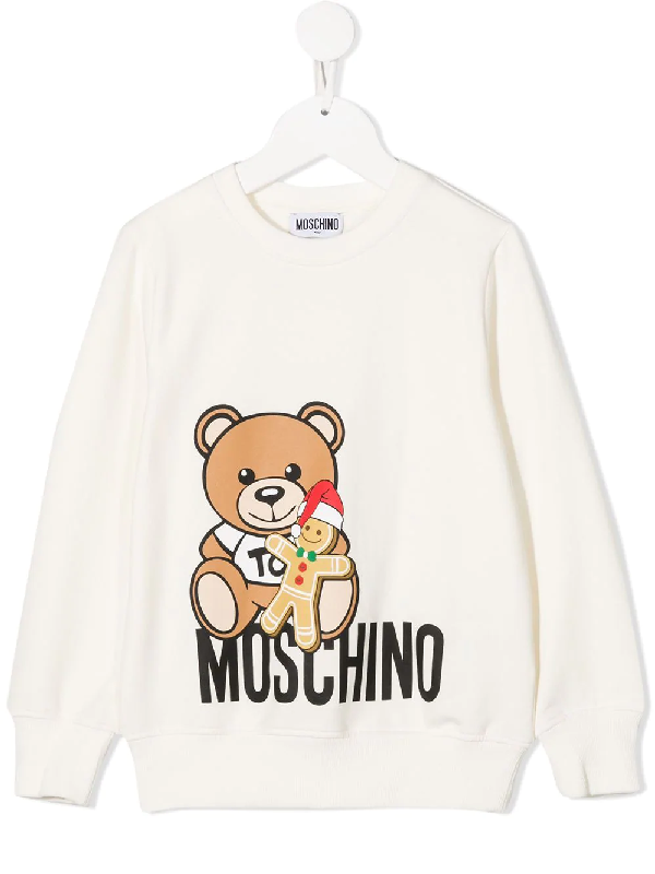 moschino logo jumper