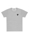 Comme Des Garçons Play Heart T-shirt In Grey