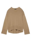 Theory Karenia Cashmere Sweater In Soft Camel
