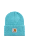 Carhartt Logo Patch Beanie In Green