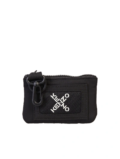 Kenzo Branded Wallet In Black