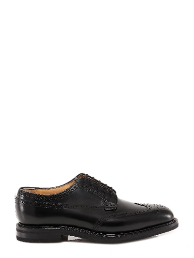 Church's Grafton Leather Lace-up Shoes In Black