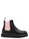 Alexander Mcqueen 40mm Hybrid Leather Chelsea Boots In Multicolor