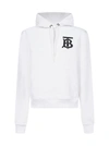 BURBERRY LANDON MONOGRAM COTTON HOODIE,11471819