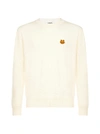 KENZO LOGO-PATCH WOOL SWEATER,FA65PU5373TA -03