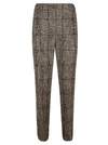 DOLCE & GABBANA CHECKED SLIM TROUSERS,11470960