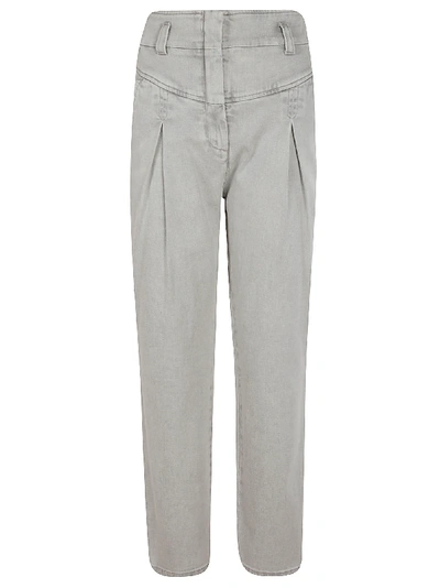 Alberta Ferretti High-waist Slim Jeans In Denim