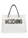 MOSCHINO LOGO PRINT SHOPPER BAG,11471049