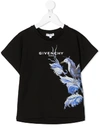 GIVENCHY LOGO飞鸟印花T恤