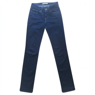 Pre-owned Levi's 712 Blue Denim - Jeans Jeans