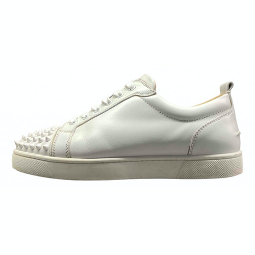 louboutin louis junior white