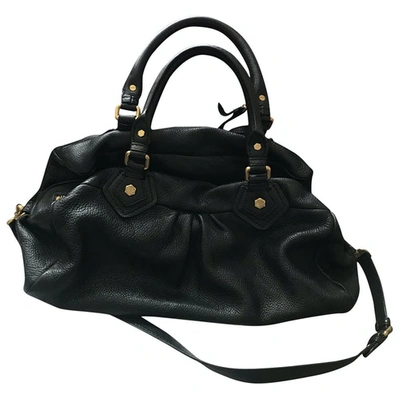 Pre-owned Marc By Marc Jacobs Classic Q Black Leather Handbag
