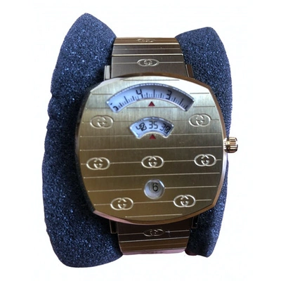 Pre-owned Gucci Gold Gold Plated Watch