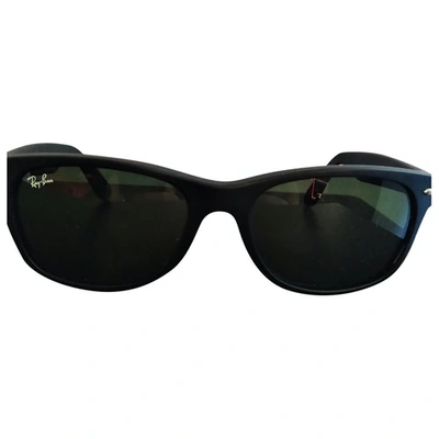 Pre-owned Ray Ban New Wayfarer Black Sunglasses