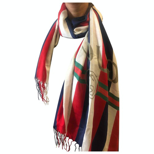 PreOwned Gucci Multicolour Silk Scarf & Pocket Squares ModeSens