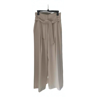 Pre-owned Max Mara Beige Trousers