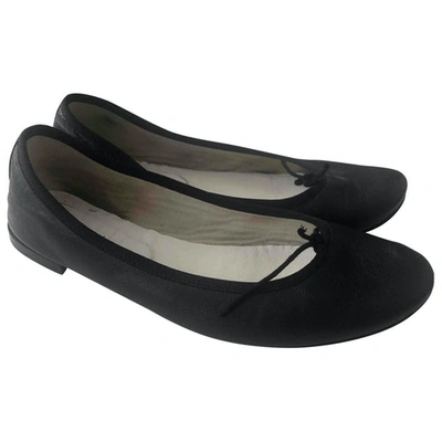 Pre-owned Repetto Black Leather Ballet Flats