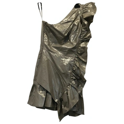 Pre-owned Isabel Marant Metallic Cotton - Elasthane Dress