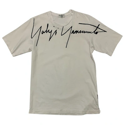 Pre-owned Yohji Yamamoto White Cotton T-shirts