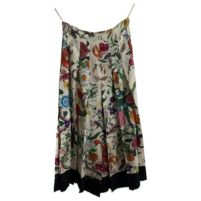 Pre-owned Gucci Multicolour Silk Skirt