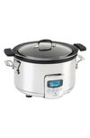 ALL-CLAD 4-QUART SLOW COOKER WITH ALUMINUM INSERT,SD712D51