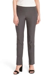 Nic + Zoe Wonderstretch Straight Leg Pants In Dark Truff