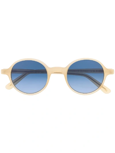 Lgr Round Frame Sunglasses In Nude