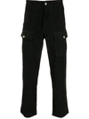 PALM ANGELS STRAIGHT-LEG CARGO TROUSERS