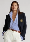 Polo Ralph Lauren Double-knit Jacquard Blazer In Park Avenue Navy