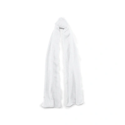 Polo Ralph Lauren Cashmere Scarf In White