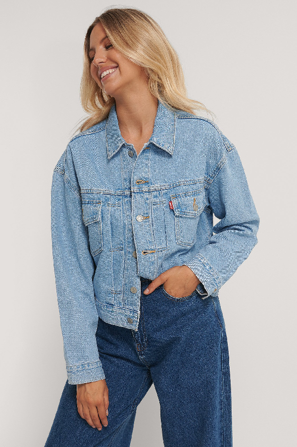 Levi's New Heritage Trucker Jacket - Blue In Med Indigo - Flat Finish | ModeSens