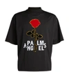 PALM ANGELS ROSE LOGO T-SHIRT,15736521