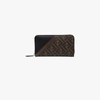 FENDI BROWN FF MONOGRAM LEATHER WALLET,7M0210A9XS15366552