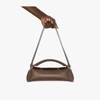 Venczel Brown Elan Leather Shoulder Bag In Brown