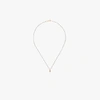 Gigi Clozeau 18k Rose Gold 42 Cm Heart Beaded Necklace In R20 Black Rose Gold