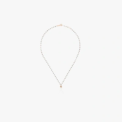 GIGI CLOZEAU 18K ROSE GOLD 42 CM HEART BEADED NECKLACE,B1LK012R2042CM15409543