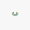 Yvonne Léon 9kt Yellow Gold, Turquoise And Diamond Ear Cuff In Yellow Gold