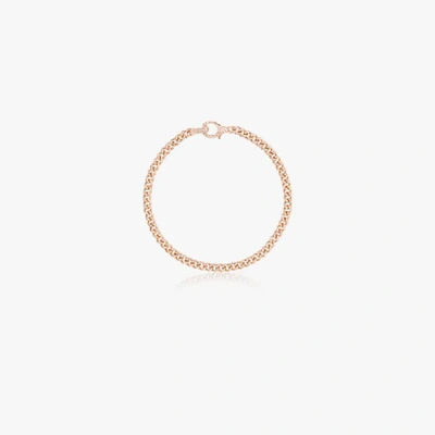 Shay 18k Rose Gold Baby Link Diamond Bracelet