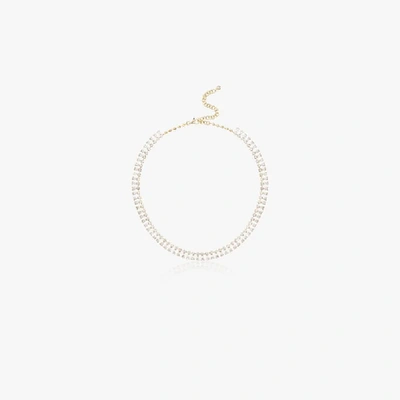Anita Ko Yellow Gold And Pear Diamond Shaker Necklace