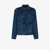 Y/PROJECT OVERSIZED ASYMMETRIC DENIM JACKET,JACK66S1915248436