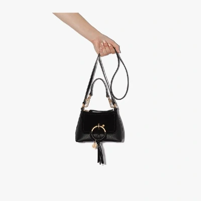 See By Chloé Black Mini Joan Leather Cross Body Bag