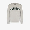 Barbour Prep Logo-patch Sweatshirt In Grey