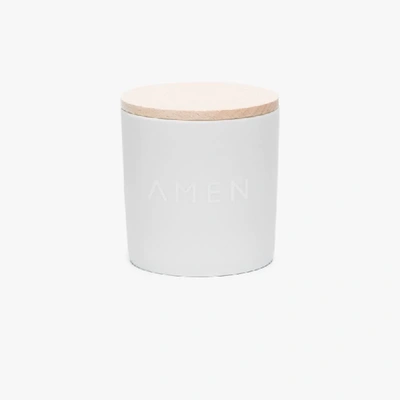 Amen White Chakra 06 Jazmin Scented Candle In Gelb
